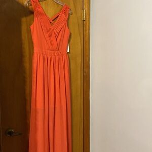 Charming Charlie Women’s Maxi Coral Dress. Size S.